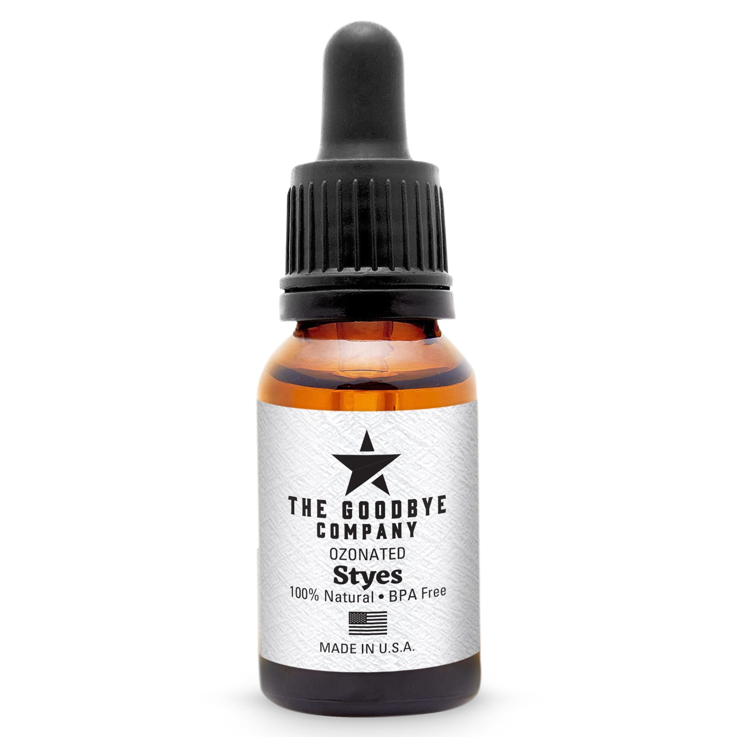 The Goodbye Company Ozonated Styes Serum for Styes Chalazion and Blepharitis